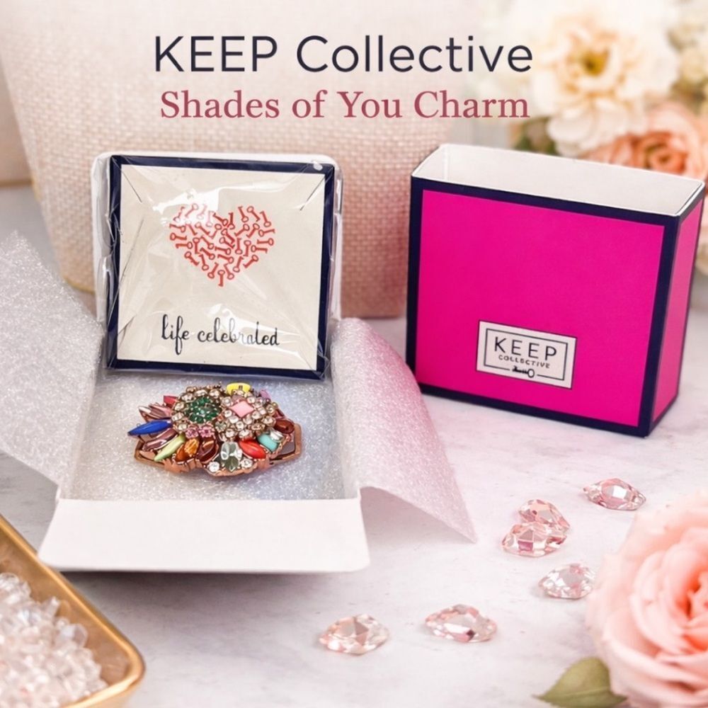 Keep Collective Shades Of You Rose Gold Focal Charm Slider